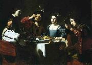 Banquet Scene with a Lute Player Nicolas Tournier